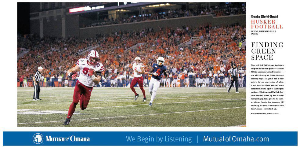 Husker football: Finding green space